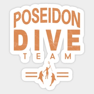 Poseidon Dive Team Sticker